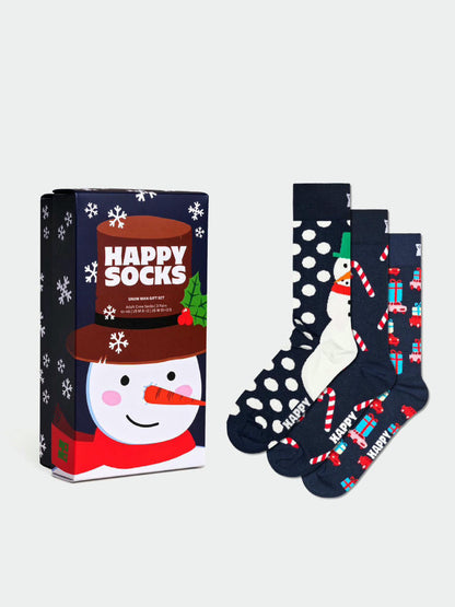 Happy Socks poklon paket Holiday navy