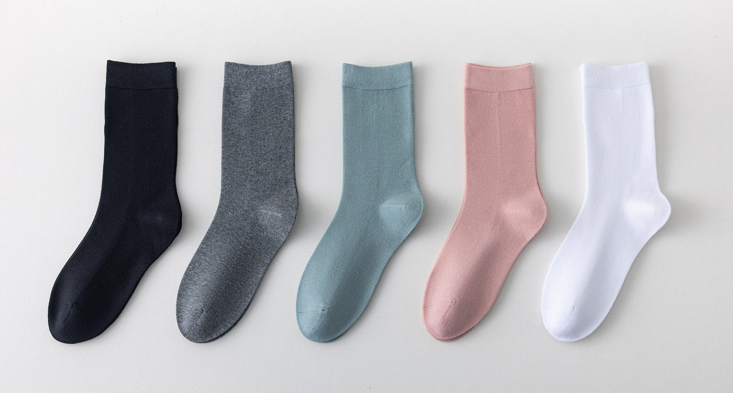 5 pari ženskih antibakterijskih čarapa bez šava, pastel mix 5835
