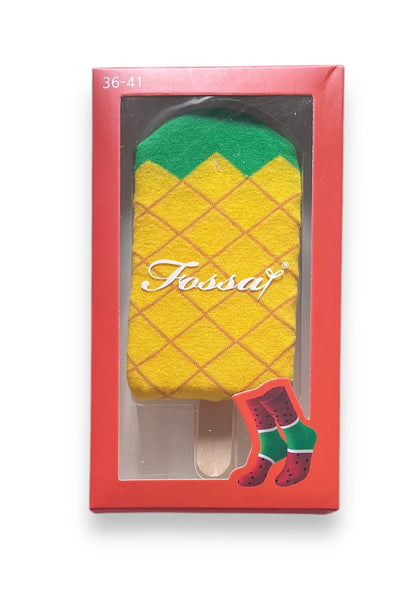 Icepop ananas poklon paket čarapa, 1 par