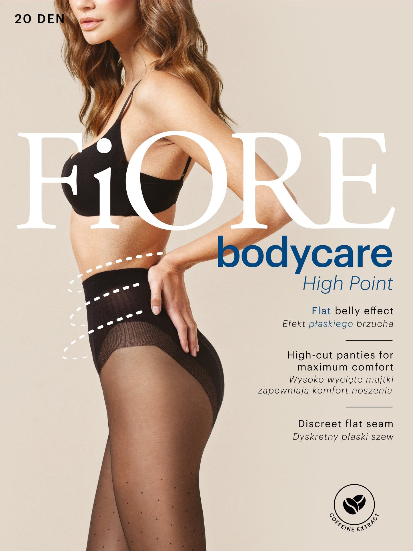 Fiore Bodycare hulahopke High point, 20 den