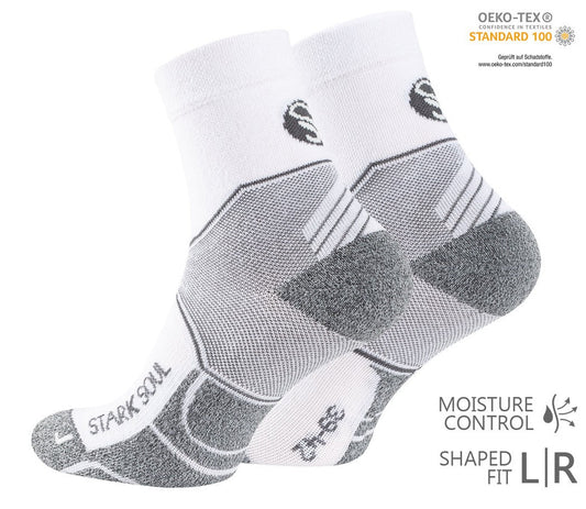 Sportske čarape s podrškom za gležnjeve, bijele