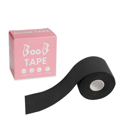 BOOB TAPE - elastična samoljepljiva traka za grudi, crna boja