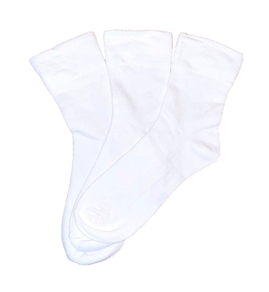3 para bijelih čarapa bez gume, 6280 bijele