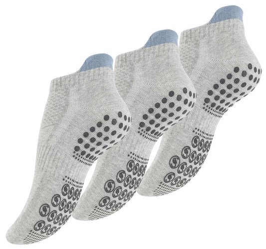 Sportske čarape za jogu z ABS, VCA 4137, 3/1 siva