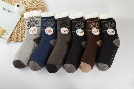 1 par toplih podstavljenih čarapa, muške 6469