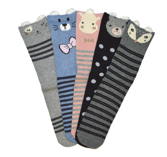 5 pari ženskih čarapa: životinje s ušima FSZ-5535