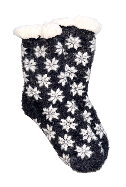 1 par toplih podstavljenih čarapa, pahuljice 5731.4