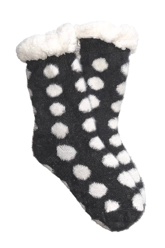 1 par toplih podstavljenih čarapa, točkice 5730.5