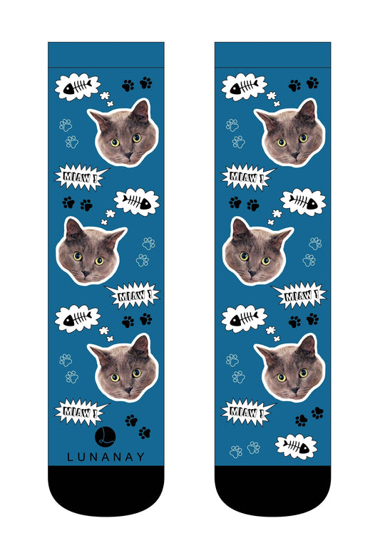 Personalizirane čarape | Čarape po narudžbi, mačka