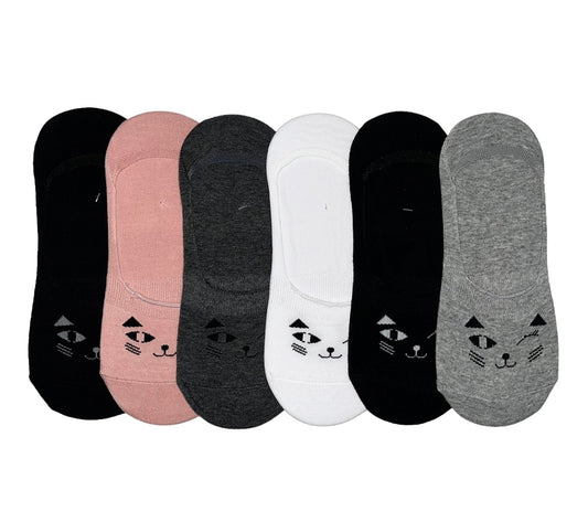 6 pari nevidljivih ženskih čarapa, 5688.2 mačke