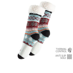 1 par toplih podstavljenih čarapa VCA, 4119 plave