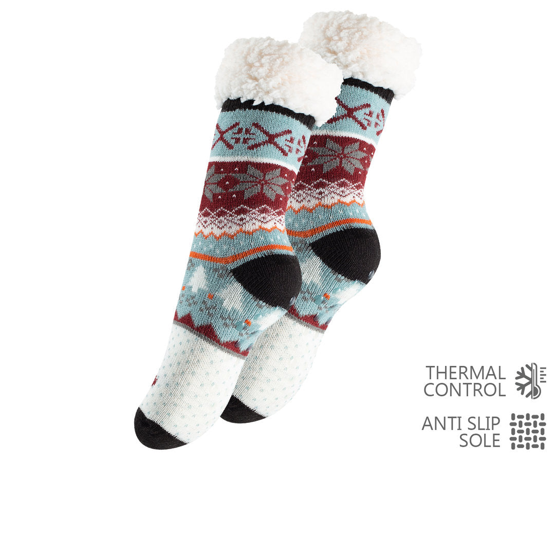 1 par toplih podstavljenih čarapa VCA, 4119 plave