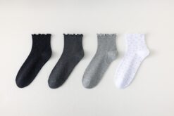 6 pari ženskih čarapa bez gume, poluvisoke 5574 točkice