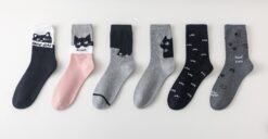 6 pari ženskih poluvisokih čarapa, cat 5830