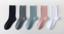 5 pari ženskih antibakterijskih čarapa bez šava, pastel mix 5835