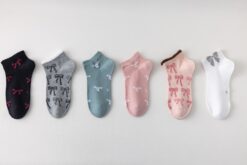 6 pari ženskih stopalic, mašnice 5917