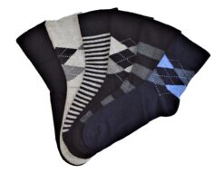 6 pari muških čarapa bez gume, različite uzorke 6443