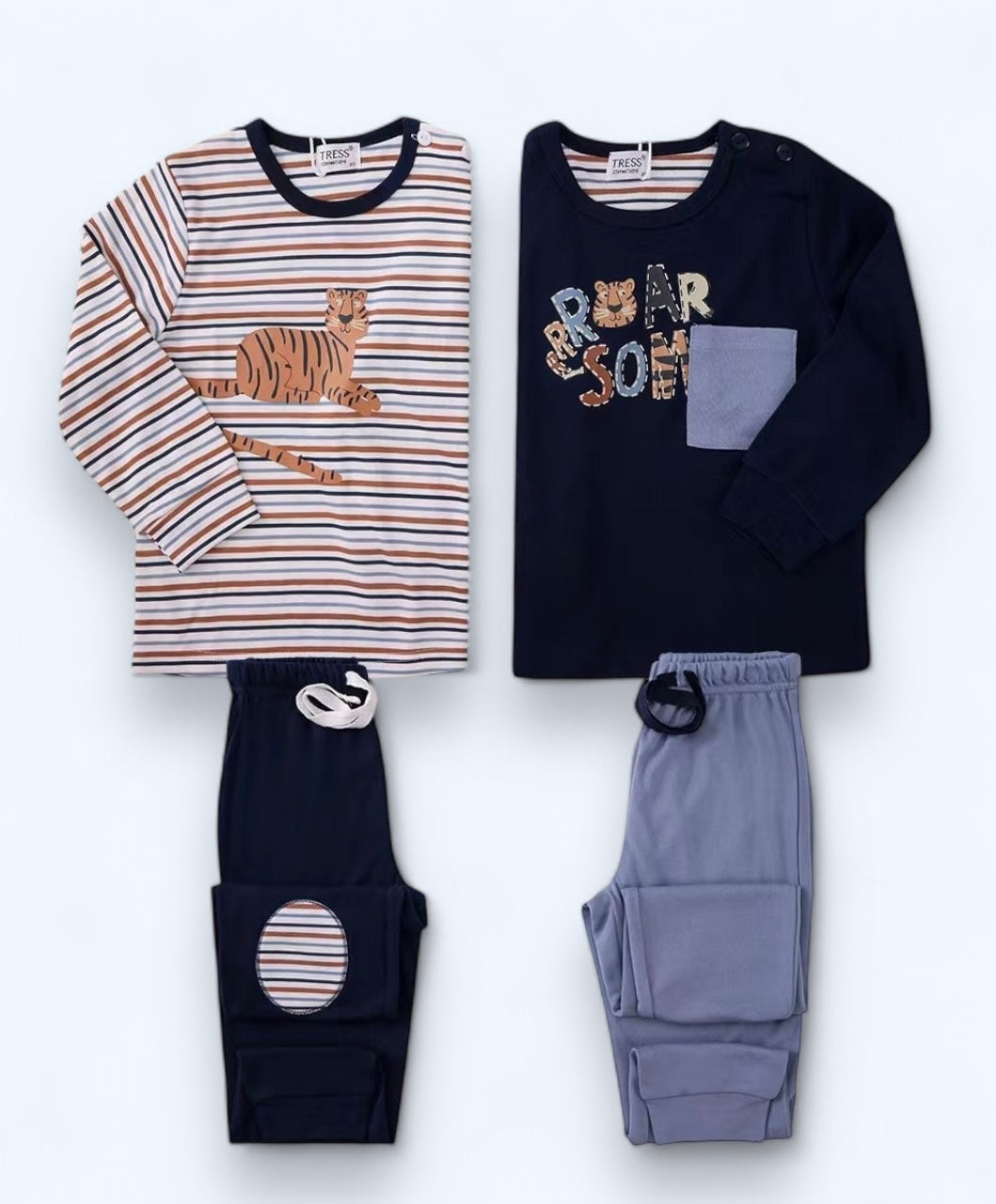 Dječja duga pidžama, Tress 0559 tigar