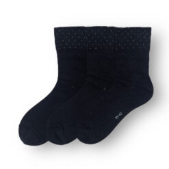 3 para ženskih čarapa bez gume 39-46, 5339 crni rub