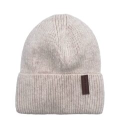 Zimska pletena kapa Lunanay 5131, bež