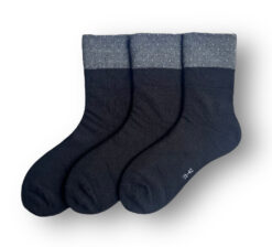 3 para ženskih čarapa bez gume 39-46, 5339 sivi rub