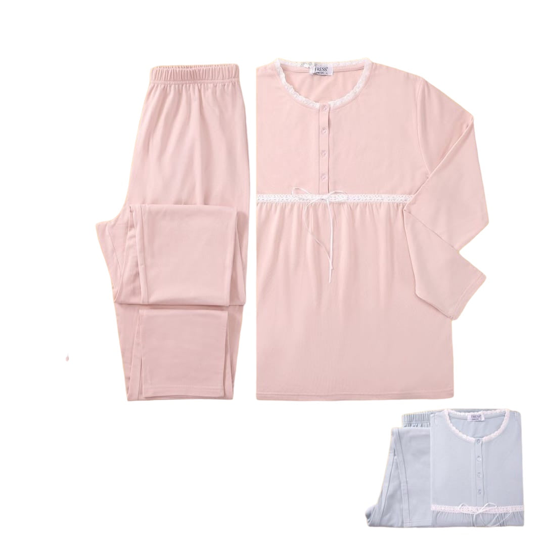 Ženska duga pidžama Tress, 7204 plava - Slika 2