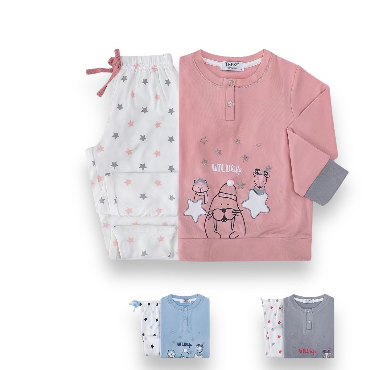 Dječja duga pidžama, Tress 4130 morž