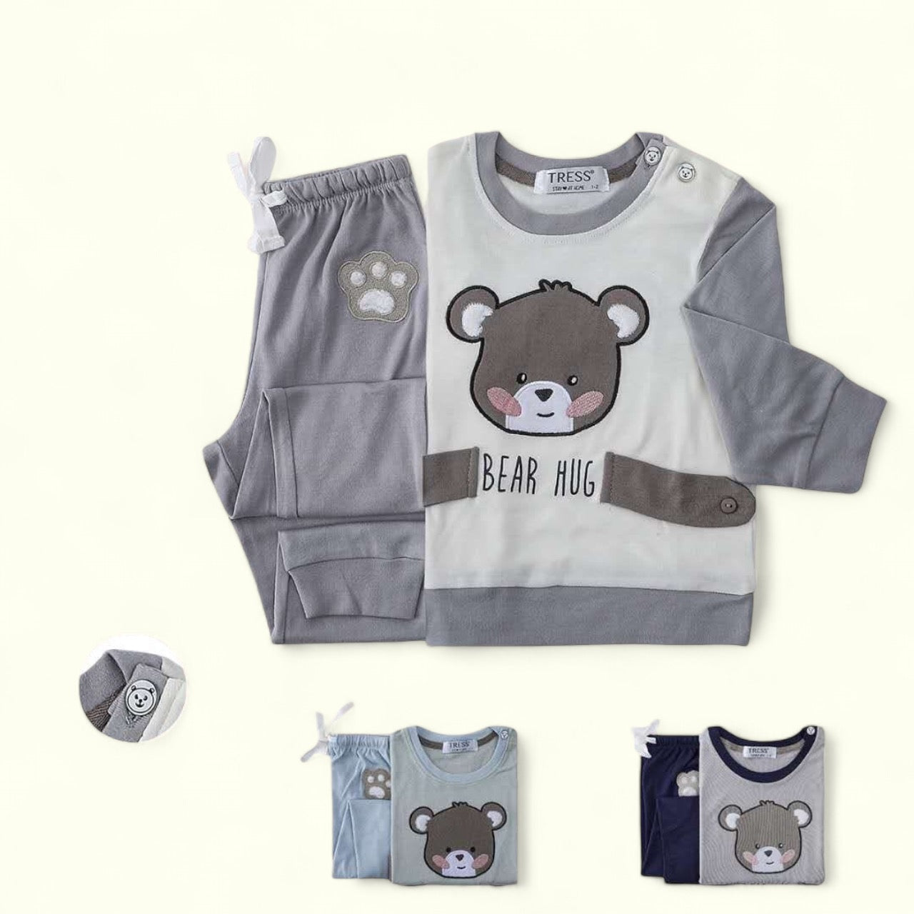 Dječja duga pidžama, Tress 5051 medo