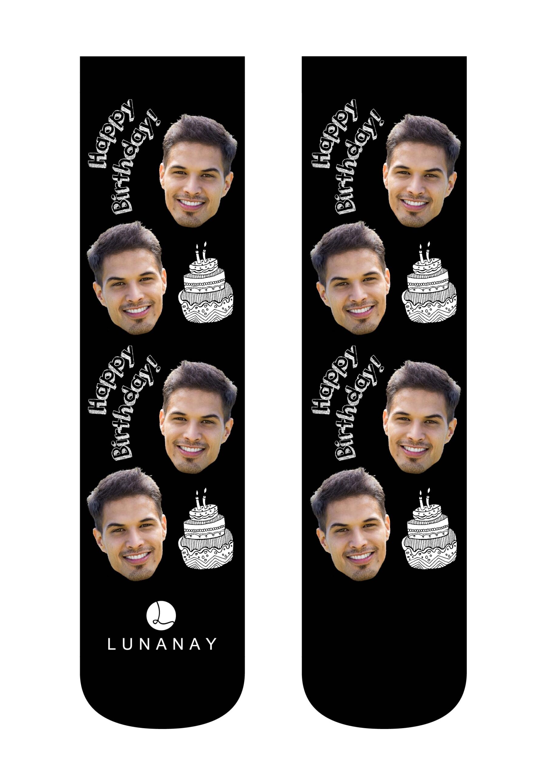 Personalizirane čarape | Čarape po narudžbi, Happy birthday