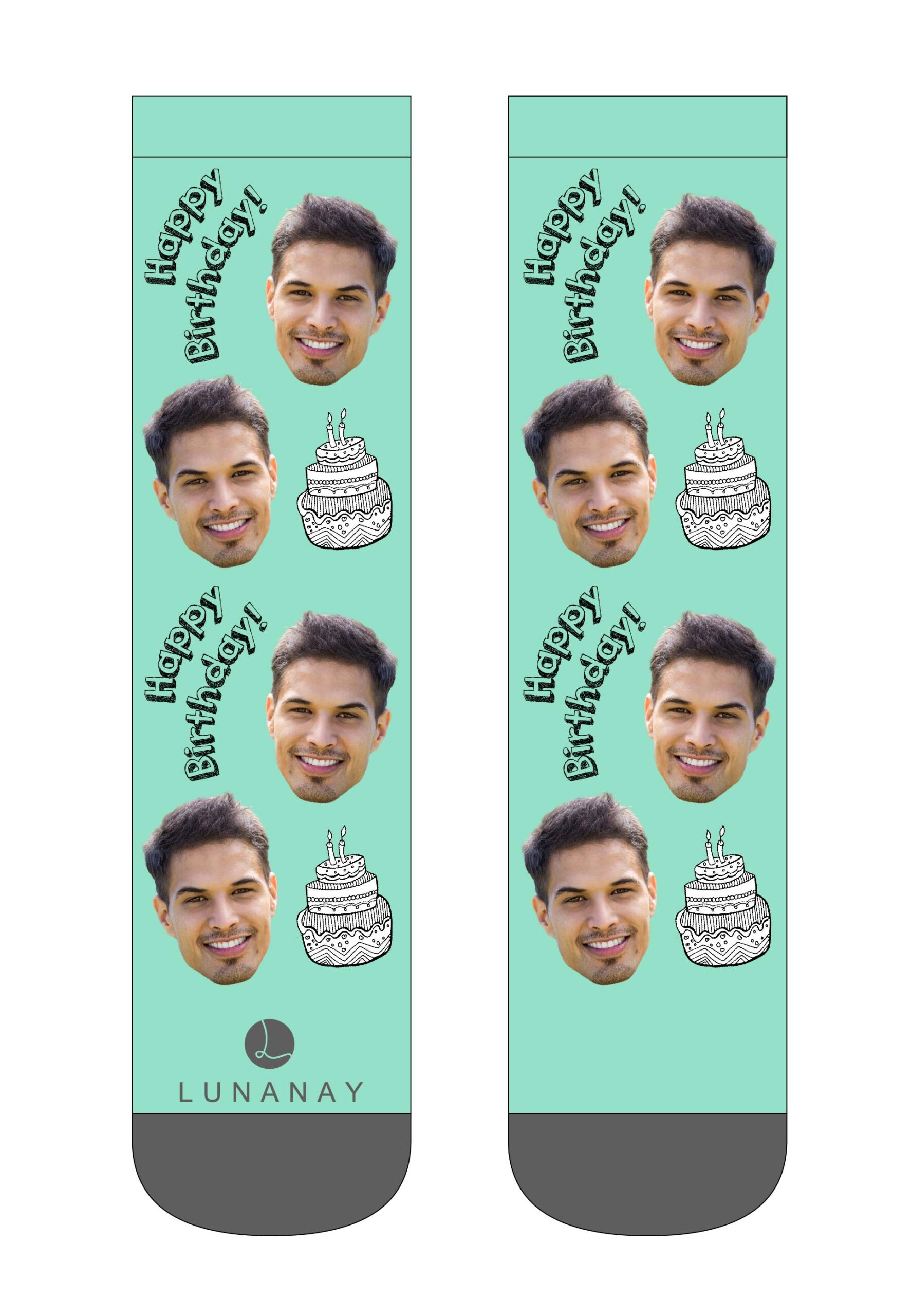 Personalizirane čarape | Čarape po narudžbi, Happy birthday - Slika 2