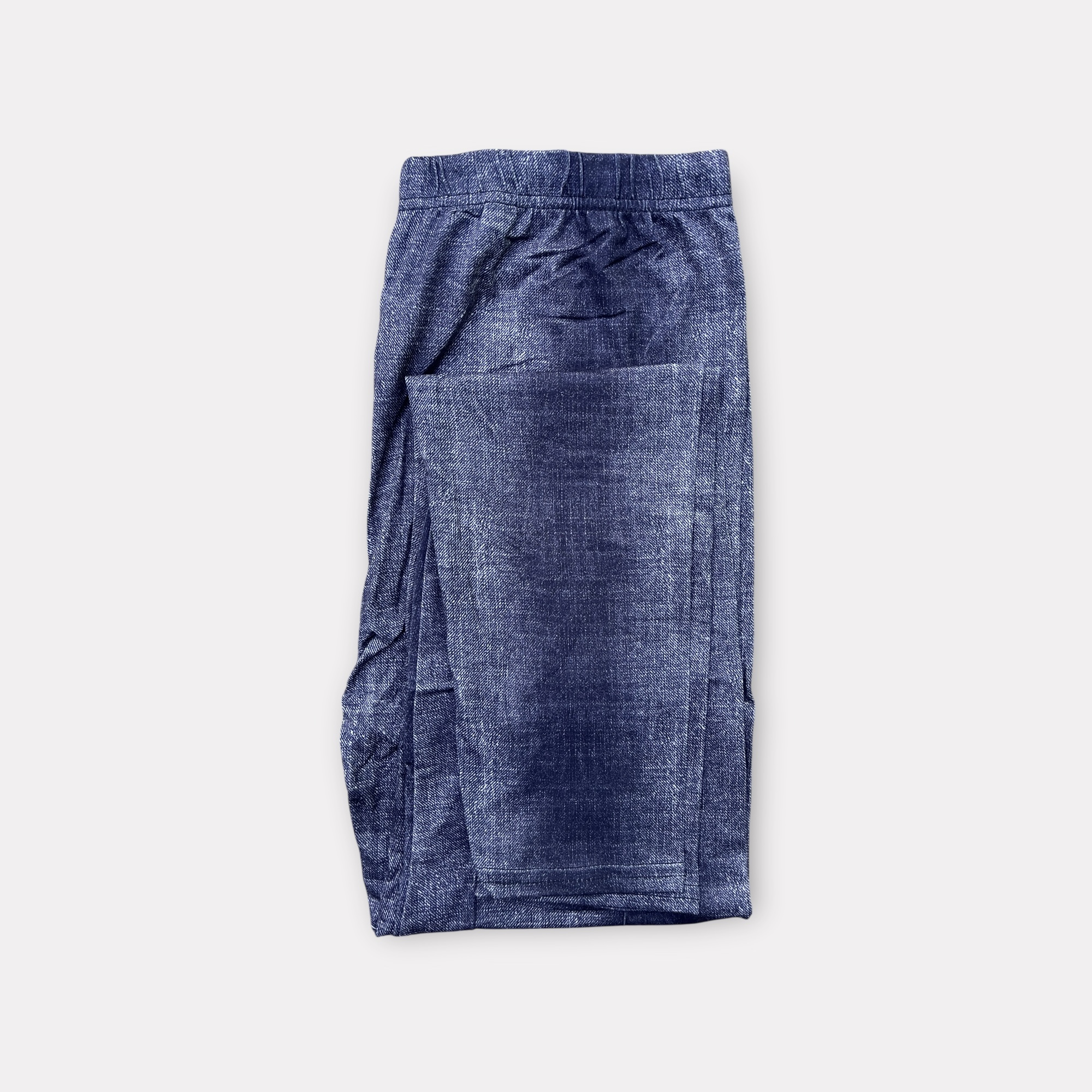 Pamučne tajice za veće veličine 1639, denim jeans sive