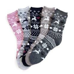 3 para čarapa od mješavine vune alpake, 5770 pahulje