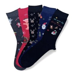 5 para muških čarapa, božić 6439