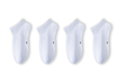 6 pari ženskih niskih čarapa, antibakterijskih i bešavnih, bijelih 5869