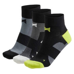 Xtreme biciklističke niske čarape – 3 para, crne