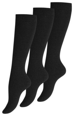 3 para ženskih dokoljenki Comfort, 4025 crne